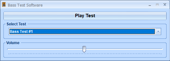 screenshot of bass-test-software